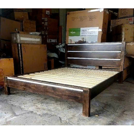 Dark Walnut Oil - 1m4 : Giường Ngủ Gỗ Sồi